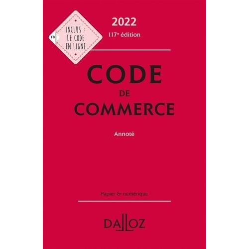 Code De Commerce Annoté