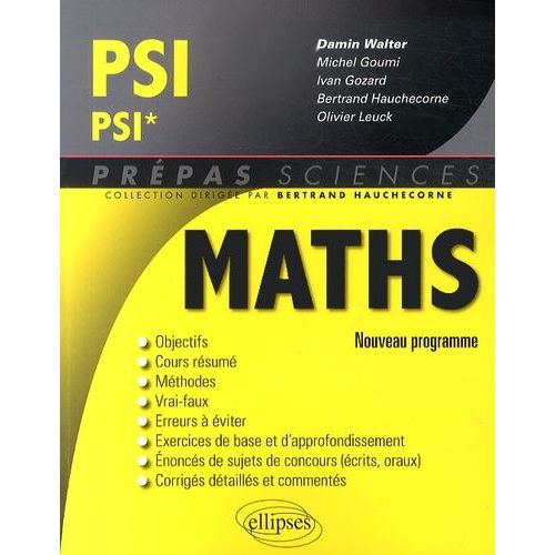 Mathématiques Psi/Psi*