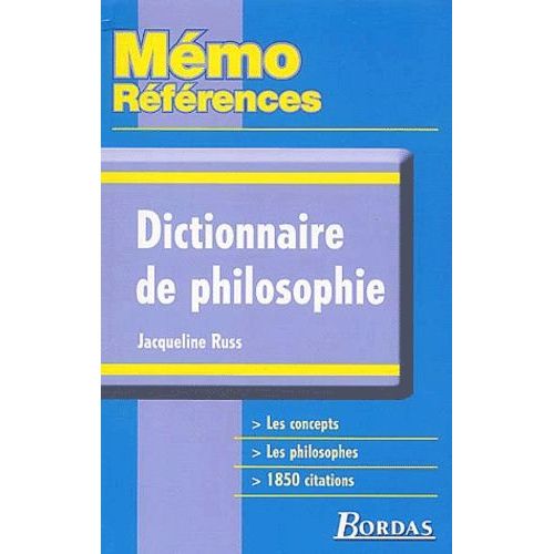 Dictionnaire De Philosophie