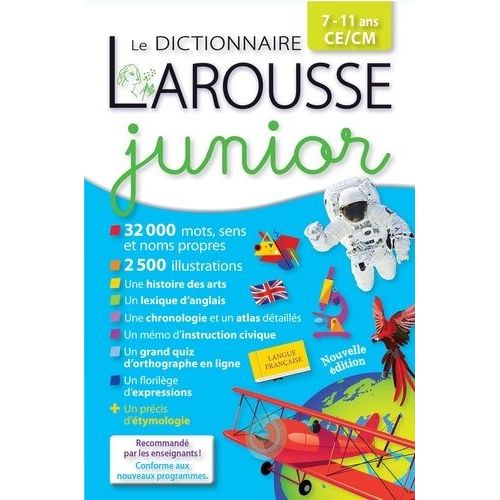 Le Dictionnaire Larousse Junior - 7-11 Ans Ce/Cm