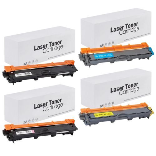 TN245 / TN241 / TN-245 / TN-241 Pack de 4 cartouches toner laser compatible Brother TN245 / TN241
