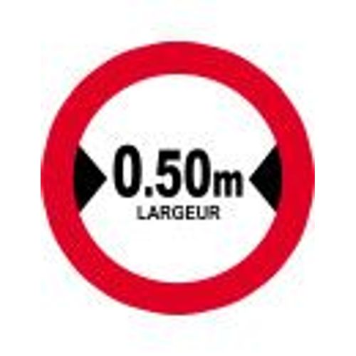 Largeur De Passage 0.50m - 5cm - Sticker/Autocollant