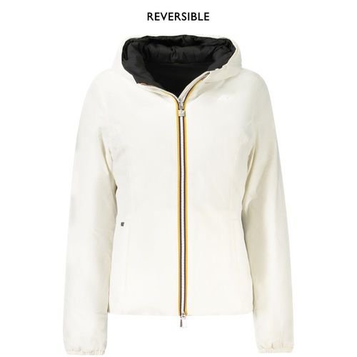 K-Way Veste Femme En Nylon Blanc Reversible Taille L