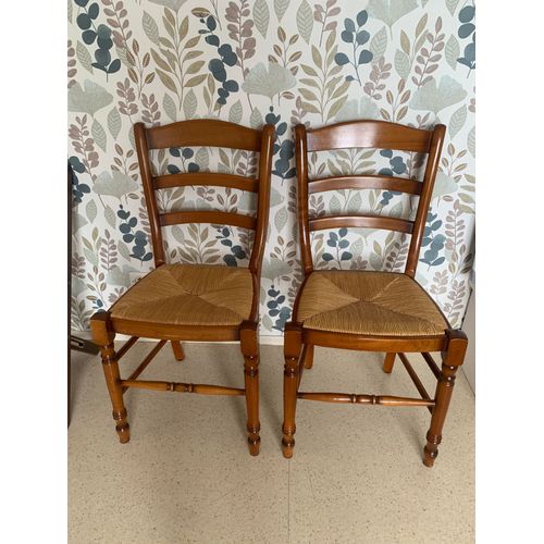 Chaise En Bois Et Paille