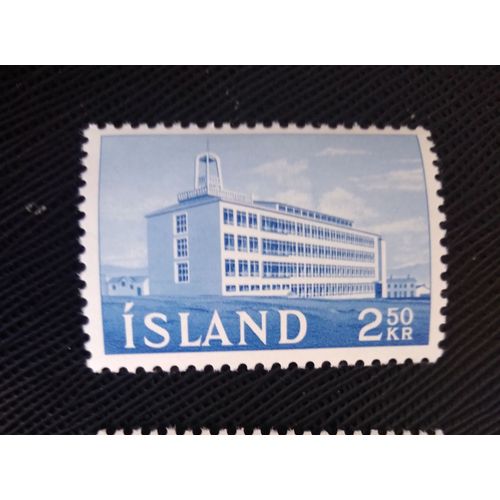 Timbre Islande Y T 316 Institut De Production 1962 (040509 )