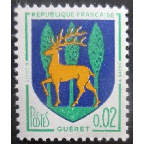 France N°1351b Armoirie De Guéret Neuf **