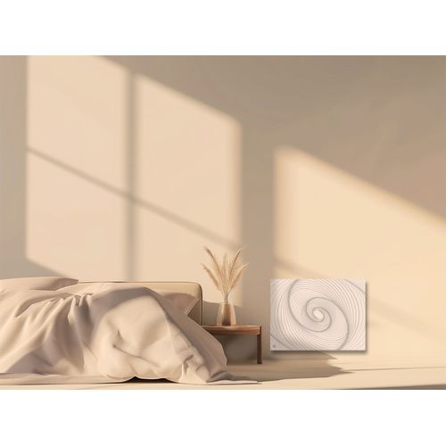 Radiateur électrique fixe connecté WIFI à inertie sèche céramique 1000W Bestherm ARIANE CONNECT Design horizontal noir