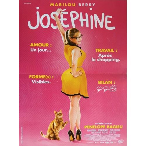 Josephine - Affiche Originale De Cinéma - Format 40x60 Cm - Un Film De Agnes Obadia Avec Marilou Berry, Mehdi Nebbou, Berengere Krief, Charlie Dupont, Amelle Chahbi - Année 2013 