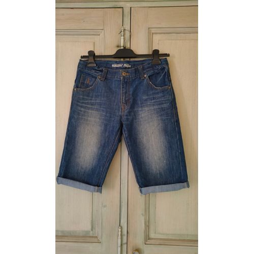 Short / Bermuda Bleu Délavé Taille 14 Ans La Redoute En Très Bon État