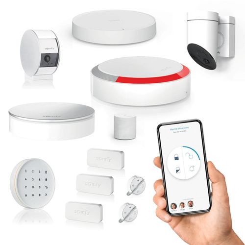 Home Alarm Essential - Pack video plus - Alarme Maison sans Fil Connecté Wifi - Caméras de surveillance extérieure et intérieure