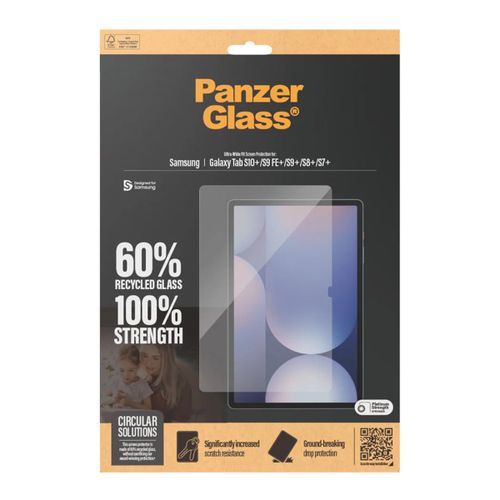 Panzerglass Protection D'écran En Verre Trempé Samsung Galaxy Tab S10 Plus / Tab S9 Fe Plus / Tab S9 Plus / S8 Plus / S7 Plus / Tab S7 Fe 5g