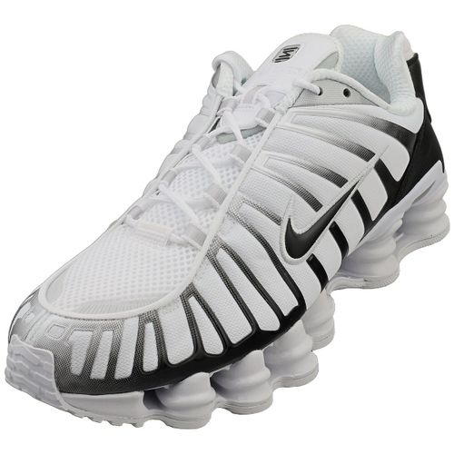 Chaussures Nike Shox Tl Blanc Noir Baskets