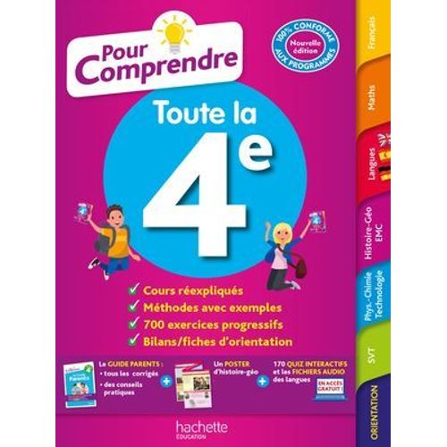 Pour Comprendre Toutes Les Matières 4e