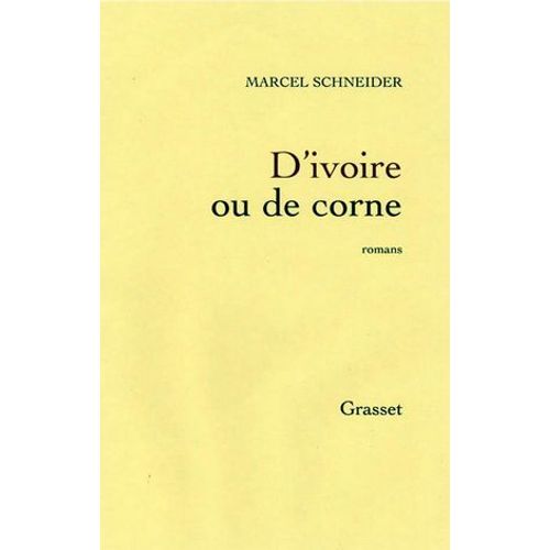 D'ivoire Ou De Corne