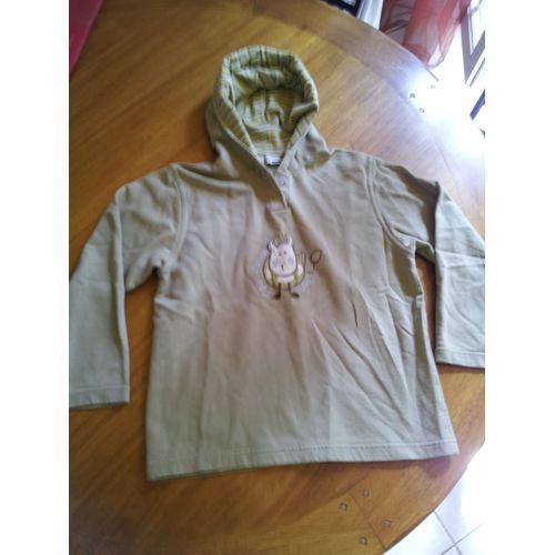 Sweat À Capuche Vert Clair Zara Taille 10ans