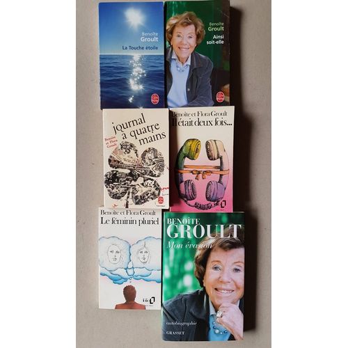 Benoite Groult - Flora Groult - Lot De 6 Livres