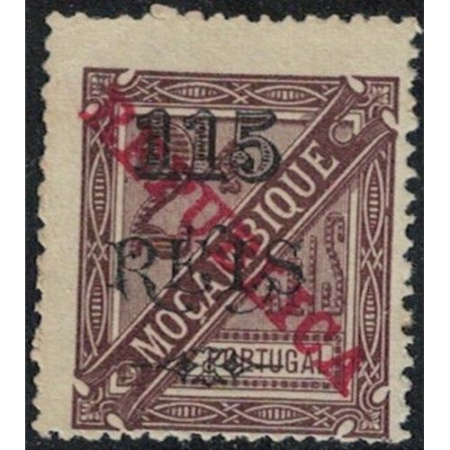 Mozambique 1915 115 Reis Surchargé Y&T Mz188 Rp371