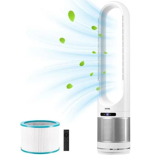 Ventilateur tour -VEVOR-ventilateur de Sol à Vitesse de 15,4 pi/s qui Souffle de l'air Froid-Ventilateurs Oscillants à 8 vitesses