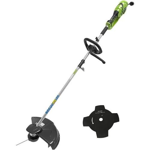 Débroussailleuse à Fil Électrique 230V, Moteur Électrique 40cm Largeur de Coupe 2mm Fil