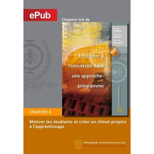 Motiver Les Étudiants Et Créer Un Climat Propice À L'apprentissage (Chapitre)