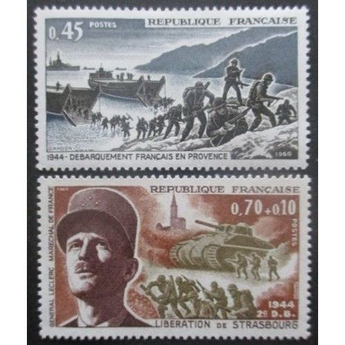 France N°1605 Et 1608 Libération Neuf **