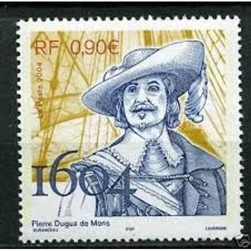 400ème Anniversaire De La Fondation De L'Île Sainte Croix Par Pierre Duguet De Mons Émission Commune France/Canada Année 2004 N° 3678 Yvert Et Tellier Luxe