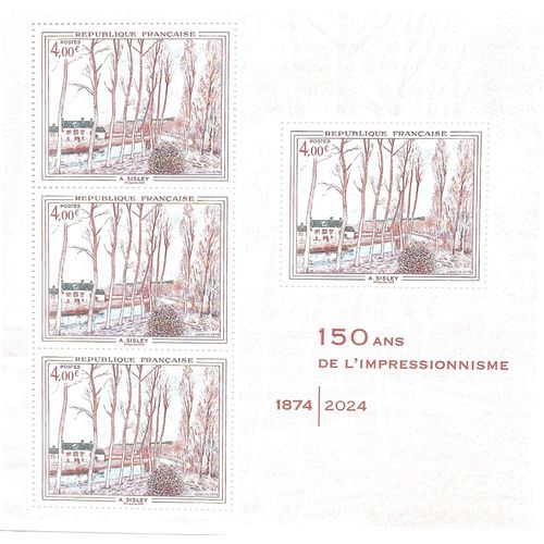 Feuillet F5789,Année 2024,150 Ans De L'Impressionnisme.