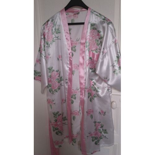 Robe De Chambre Femme Fleurie Taille Unique Taille 36/38 Idée Cadeau