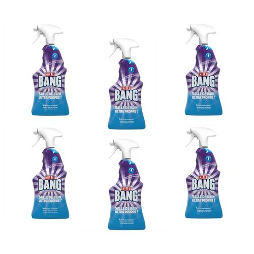CILLIT BANG Lot de 6 Nettoyants Salle de Bain Pistolet de 750ml