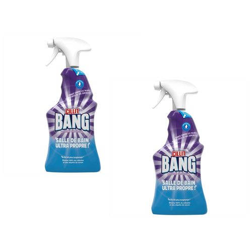 CILLIT BANG Lot de 2 Nettoyants Salle de Bain Pistolet de 750ml