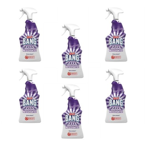 CILLIT BANG Lot de 6 Pistolets de 750 ml Nettoyant Surpuissant Javel 10X plus nettoyante
