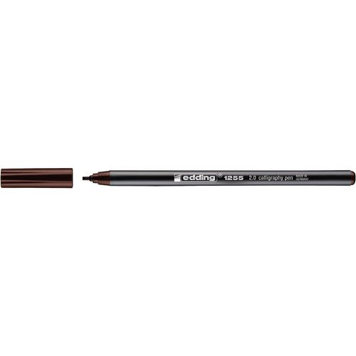 Edding Feutre Calligraphie 1255 Marron Foncé (2.0) Pointe 2 Mm