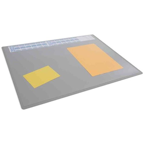 Durable Sous-Main Avec Calendrier, Pp, Gris