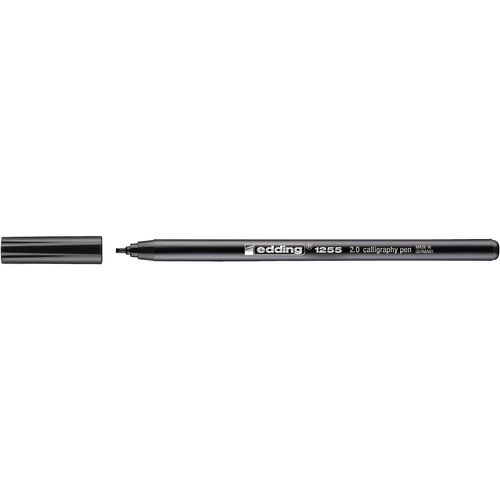 Edding Feutre Calligraphie 1255 2.0 Noir Pointe 2 Mm