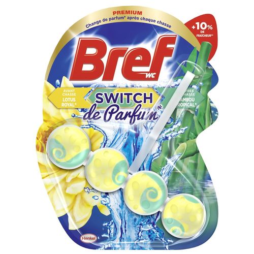 Bref Deluxe Lotus Bambou ¿ Bloc WC (50g) ¿ Nettoyant WC