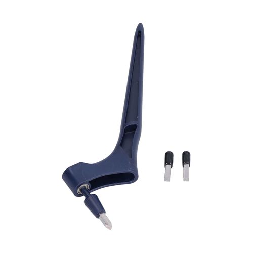 Outil de coupe artisanal, couteau à découper rotatif à 360 degrés, Kit de coupe pour le travail manuel de bricolage, bleu foncé