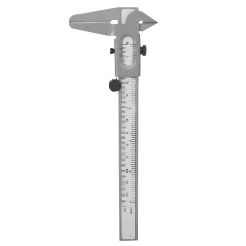 Pied à coulisse en métal de haute précision, outils de mesure manuels, règle micrométrique (5 pouces)