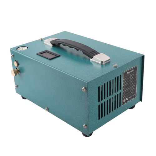 Compresseur d'air PCP 4500PSI 30MPA, pompe de compresseur haute pression de refroidissement par ventilateur automatique avec transformateur de puissance 12V