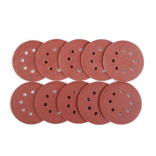 100 PièCes Disque De Flocage Papier De Verre 5 Pouces 8 Trous Disques De PonçAge 60 80 100 120 150 Grain Pour Meubles Automobile 20 PièCes Pour Chaque Type