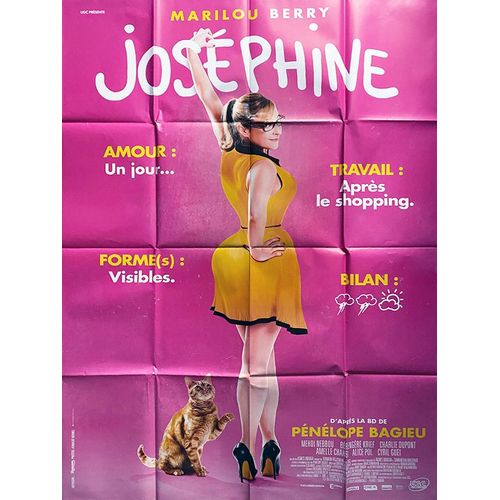 Joséphine - Véritable Affiche De Cinéma Pliée - Format 120x160 Cm - De Agnes Obadia Avec Marilou Berry, Bérengère Krief, Charlie Dupont, Amelle Chahbi, Mehdi Nebbou, Caroline Anglade - 2013