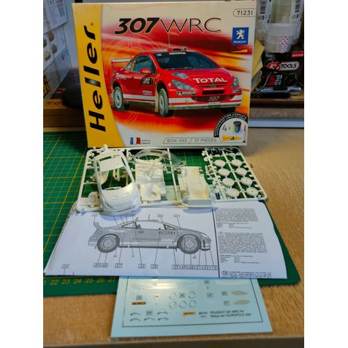 Maquette Voiture Heller 1/43 307 Wrc-Heller