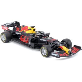 Voiture 1/43 Bburago Red Bull Rb16b Signature Casque Verstappen F1 Officiel Formule 1-Signature