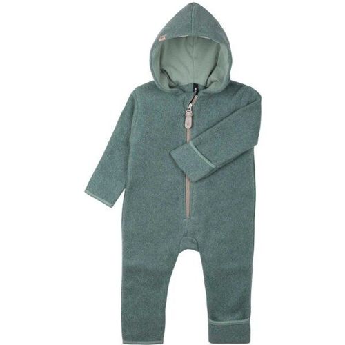 Kid's Minioverall Fleece Combinaison Taille 86, Vert Olive/Turquoise