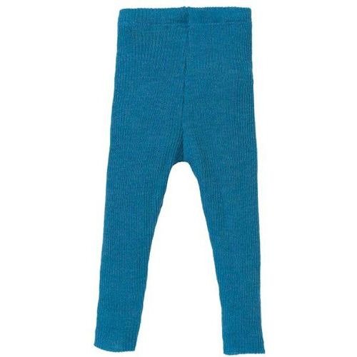 Disana Kid's Strick-Leggings Light Legging Taille 74/80, Bleu