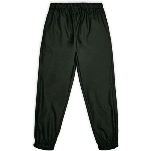 Women's Rain Pants Regular W3 Pantalon Imperméable Taille L, Noir