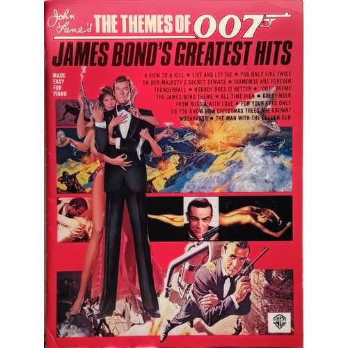 John Lane: John Lane'S The Themes Of 007 - James Bond'S Greatest Hits Song Book Usa 1999