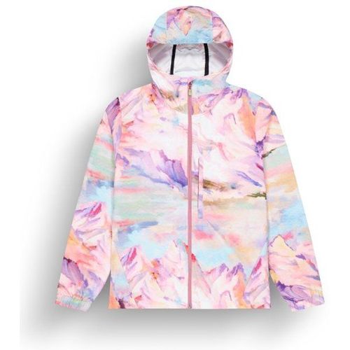 Women's Scale Printed Jacket Coupe-Vent Taille Xs, Rose