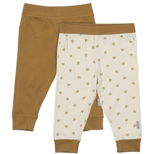 Kid's 2-Pack Legging Legging Taille 80, Beige/Brun