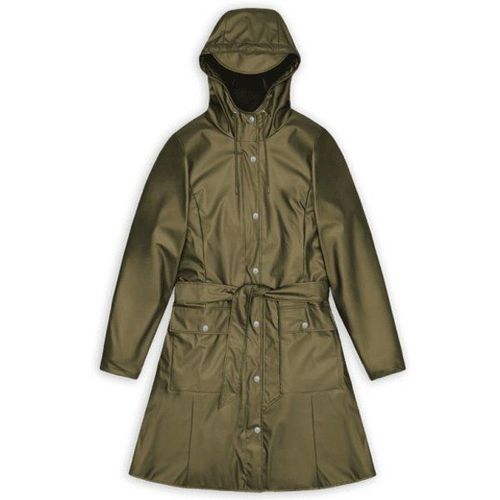 Women's Curve Long Jacket W3 Veste Imperméable Taille Xl, Vert Olive