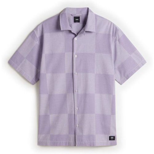 Kessler Checkerboard S/S Woven Chemise Taille Xl, Violet
